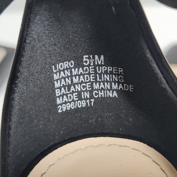 Nine West Lioro High Stiletto Heel Sandals Black Women's Size 5.5 - Picture 10 of 10